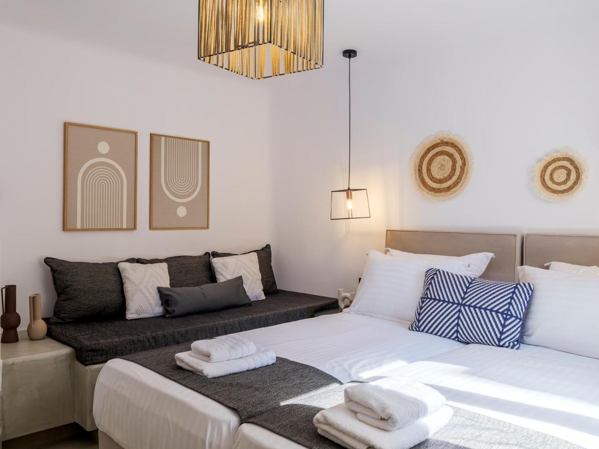 Mykonos Residence Villas & Suites Merchia Beach Bagian luar foto