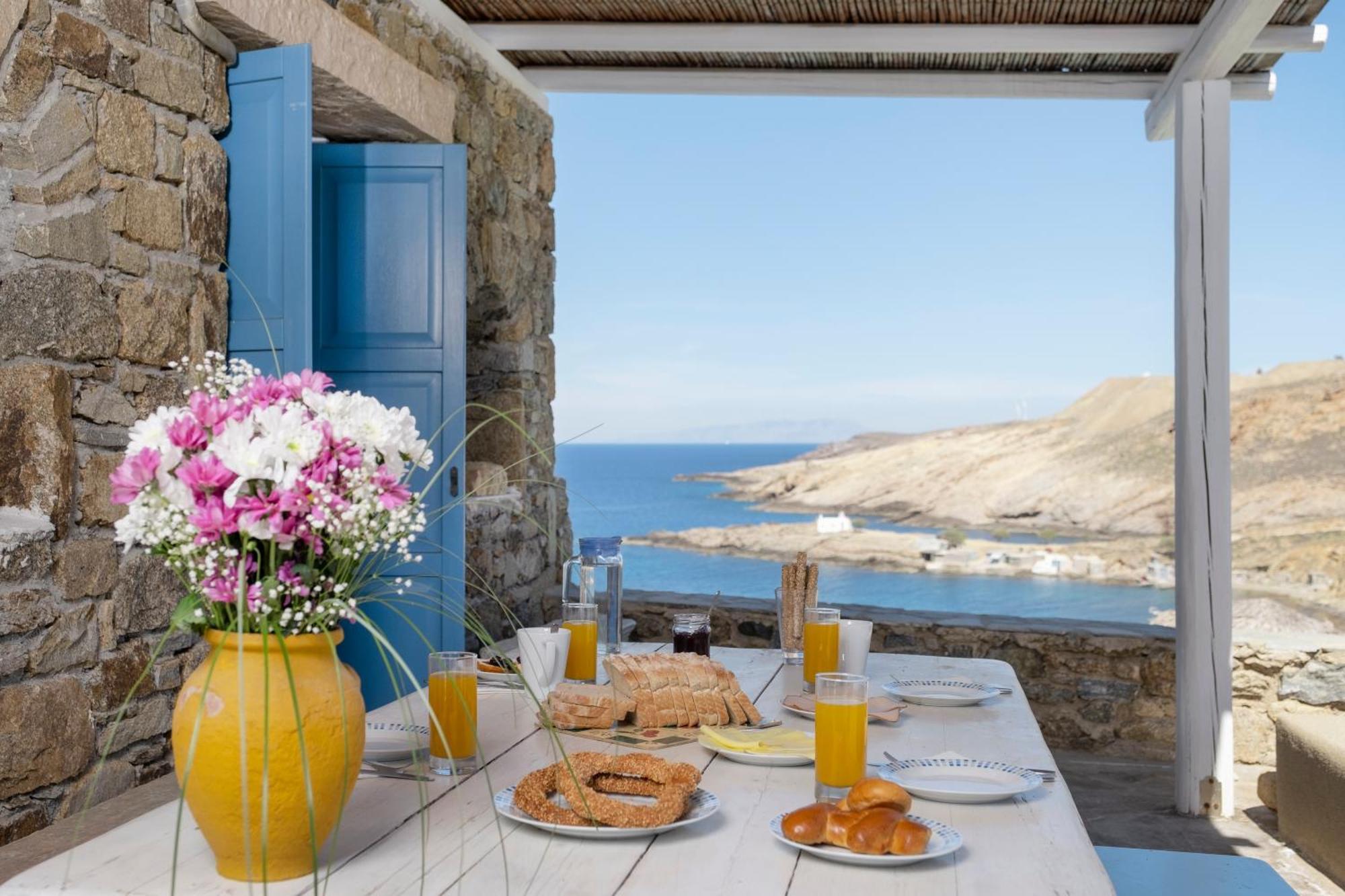 Mykonos Residence Villas & Suites Merchia Beach Bagian luar foto