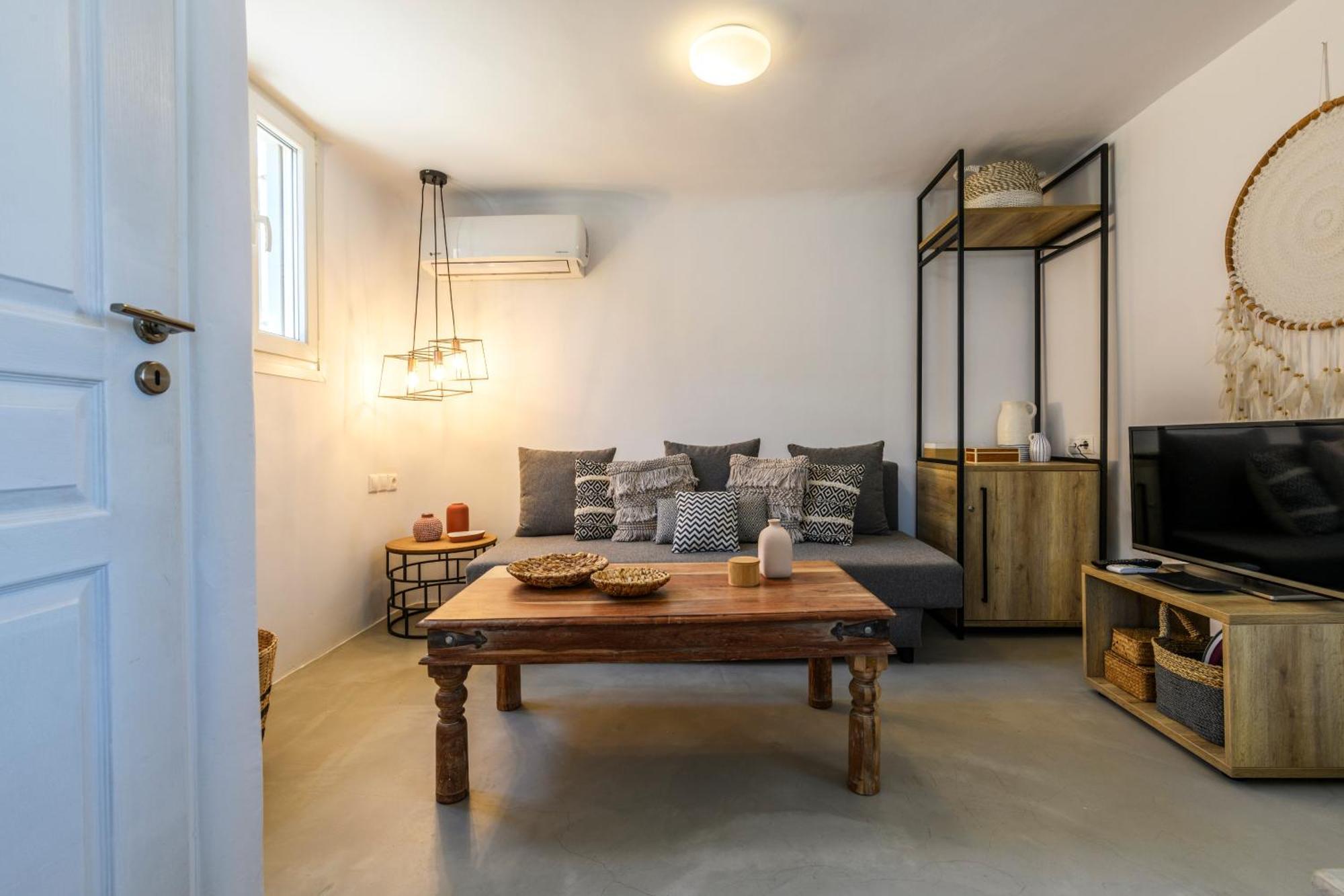 Mykonos Residence Villas & Suites Merchia Beach Bagian luar foto