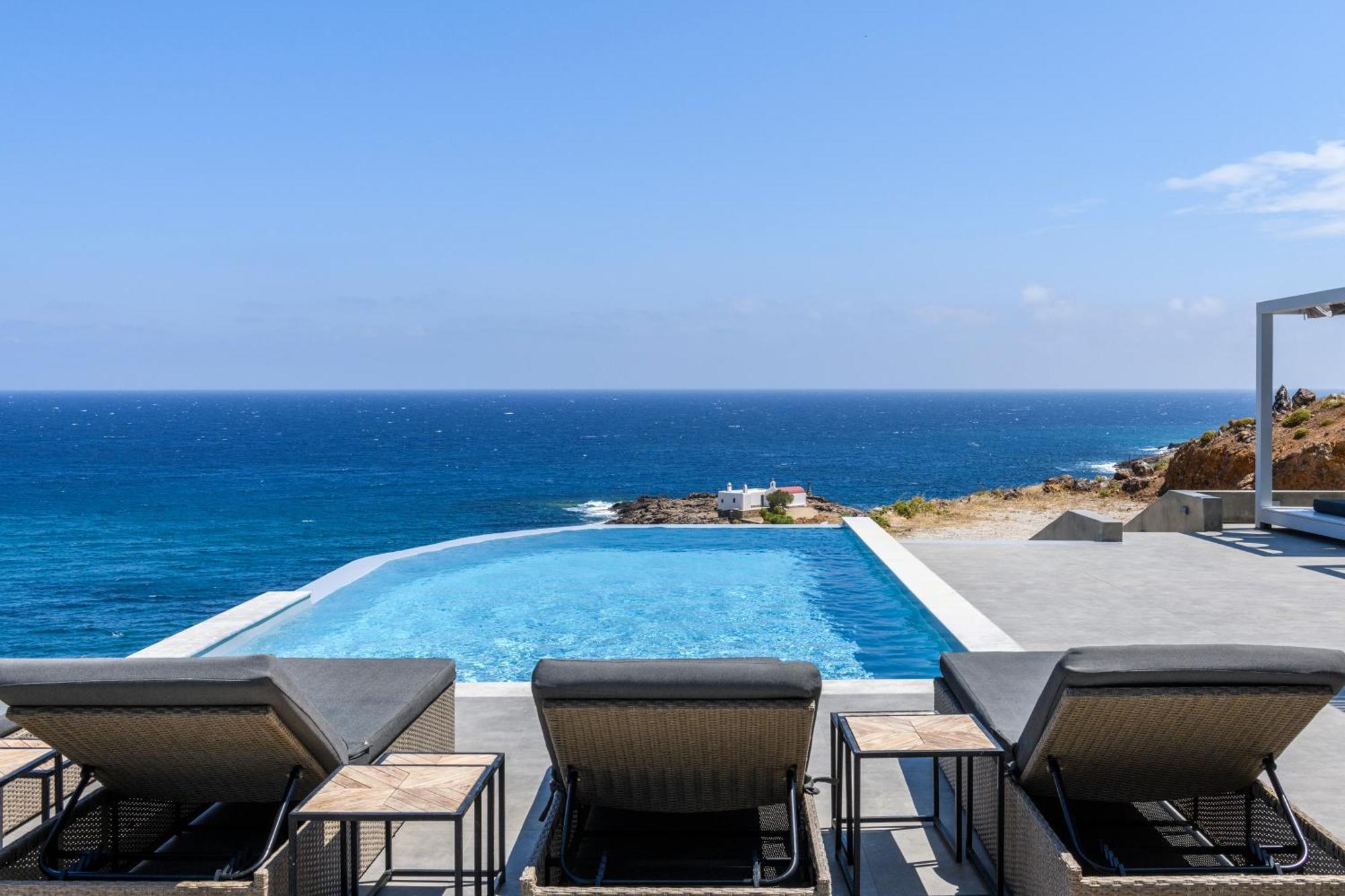 Mykonos Residence Villas & Suites Merchia Beach Bagian luar foto