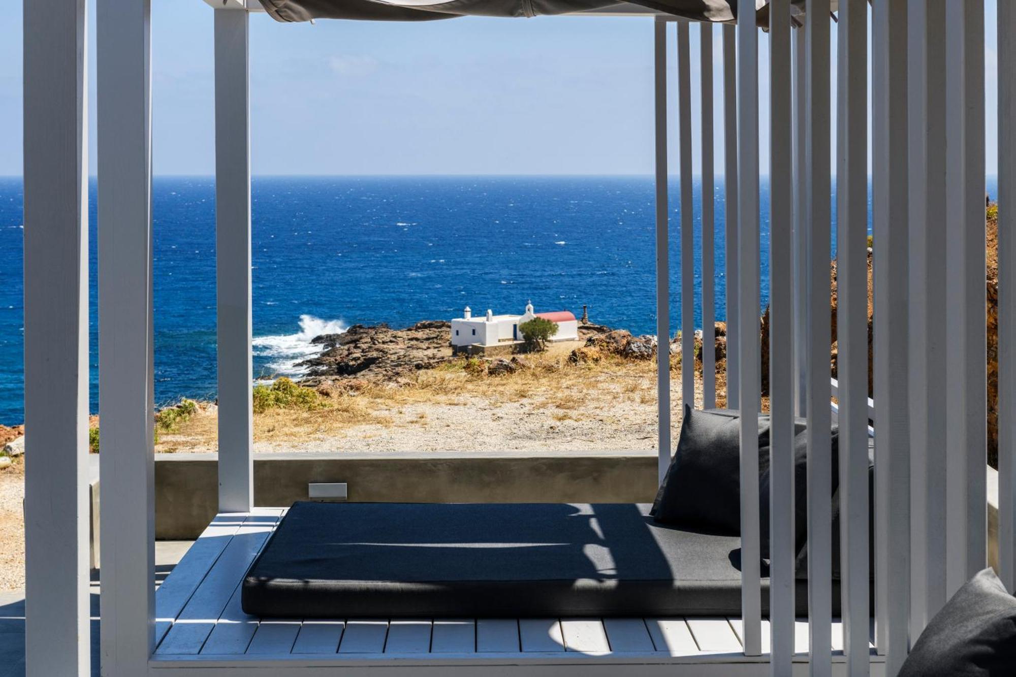 Mykonos Residence Villas & Suites Merchia Beach Bagian luar foto